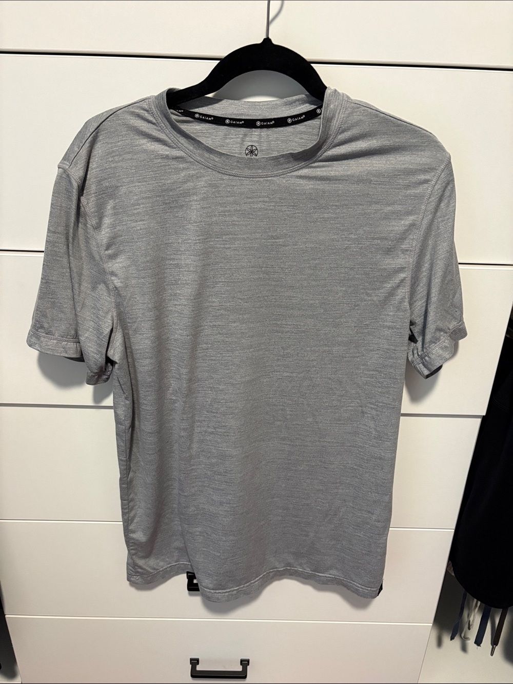 GAIAM Light Grey Short Sleeve Performance Tee